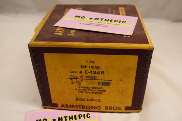Armstrong Bros. Die Head Tap 1.5 1 1/2" E-1248 12-R NIB