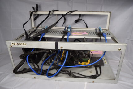 Crypto Mining Rig 3 Slot Starter BTC ETH DOGE 850W NiceHash HiveOS