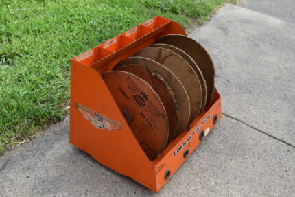 Vintage DORMAN PRODUCTS  Metal Fuel Hoses, Auto Parts, Cabinet, Gas and Oil Service Repair Garage Station. Circa 1950's