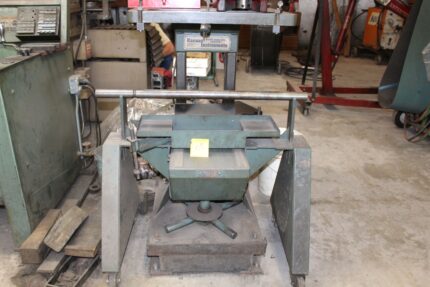 Kansas Instruments 1997 Boring Stand Model #EBS-90 On Block Support Fixture Roller Stand Kwikway Van Norman