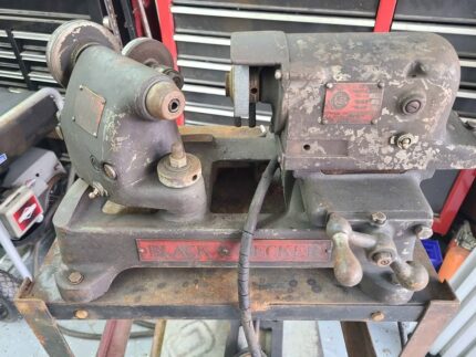 VINTAGE BLACK AND DECKER  VALVE REFACER Grinder resurfacing machine steam punk deco art