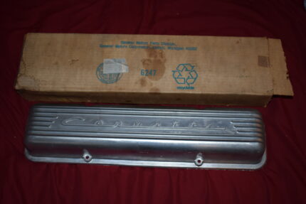 1959-1967 Corvette Valve Covers NOS New In Box Single Part #3767493
