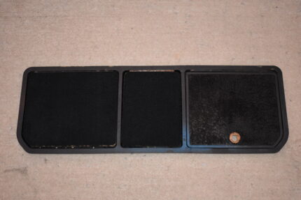1968-Early 1979 Corvette C3 Rear 3-Door Storage Compartment Assembly GM 3919666 black blue